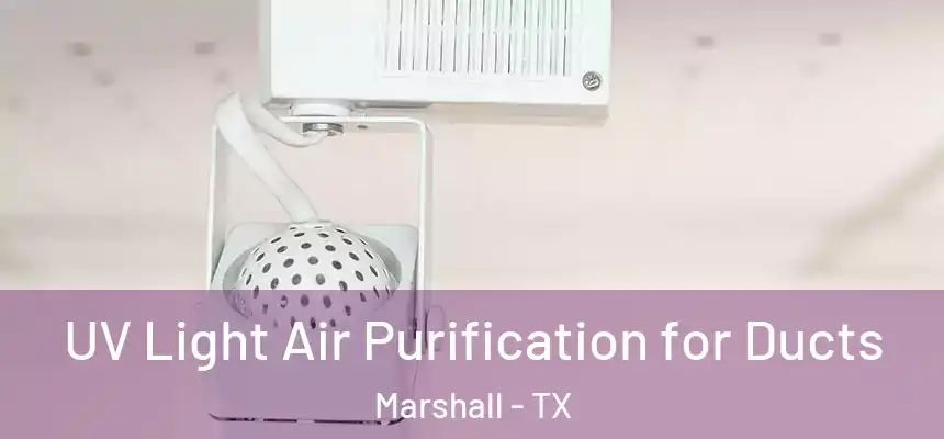  UV Light Air Purification for Ducts Marshall - TX